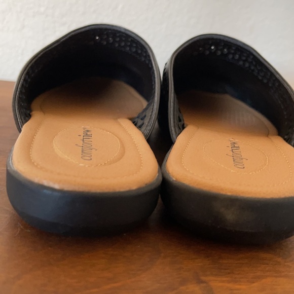 Comfort View Black Slides Size 8 Wide - Picture 7 of 11